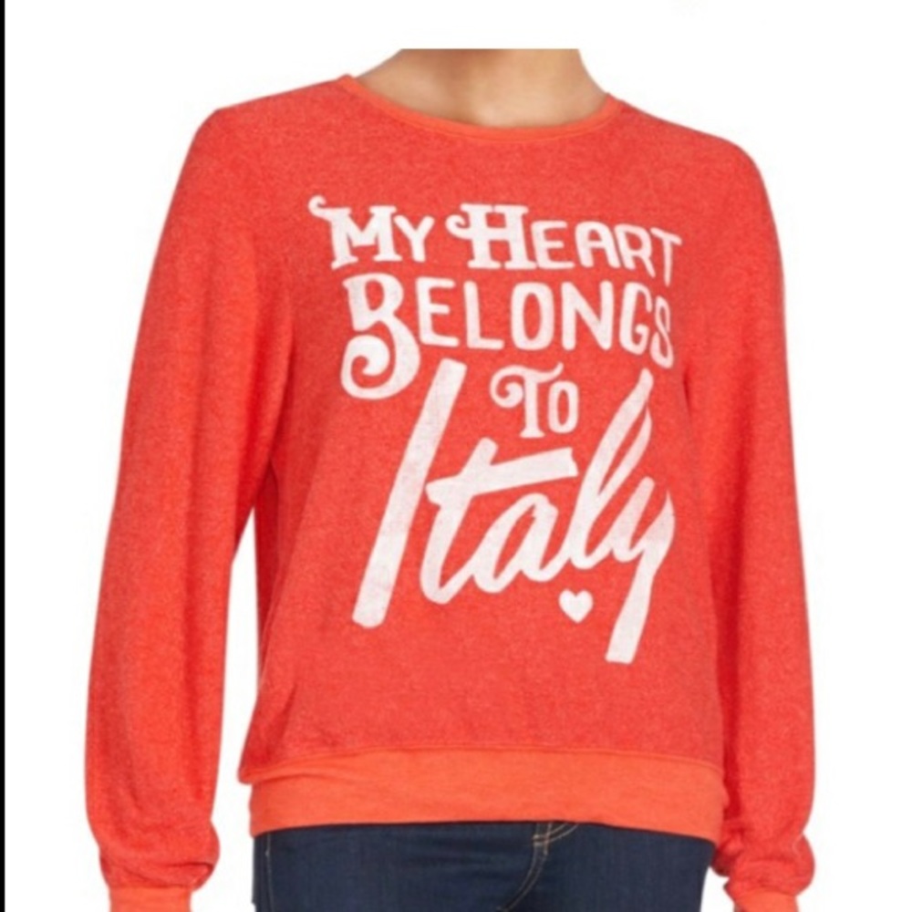 WILDFOX “My Heart Belongs to Italy” Sweatshirt